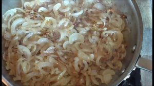 Жареная печень куриная с луком