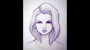 Chiroyli chizilgan qizlar rasmi! Красиво нарисованная картинка девушки!