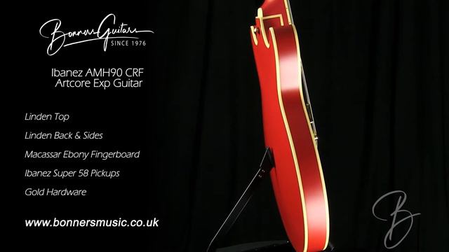 Ibanez AMH90 CRF Artcore Exp Guitar смотреть онлайн