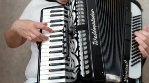 Как играть на аккордеоне Ласковый май "Розовый вечер". Тональность Gm (соль минор).