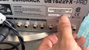 Mixer bãi Đức behringer eurorack UB1622fx pro điện autovol