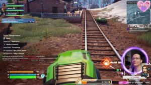 Женщина за рулем в Fortnite