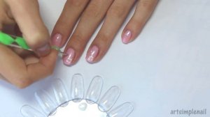 Лунный маникюр на 1 сентября | Moon Manicure