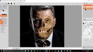 GIMP Tutorial: Skull Face