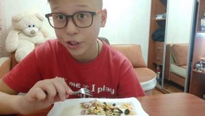 #eating ем ОСЬМИНОГА,МИДИИ,КАЛЬМАРЫ,КРИВЕТКИ