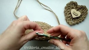 Корзина из джута крючком без использования каната. Узор № 1. Вязание из джута_[360p].mp4