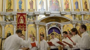 Мужской хор Северодонецкой Епархии - Аллилуя (муз. игум. Владимира) рук. М. Литвиненко