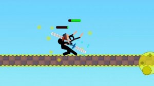 Битва с ботом в игре на двоих часть 2.