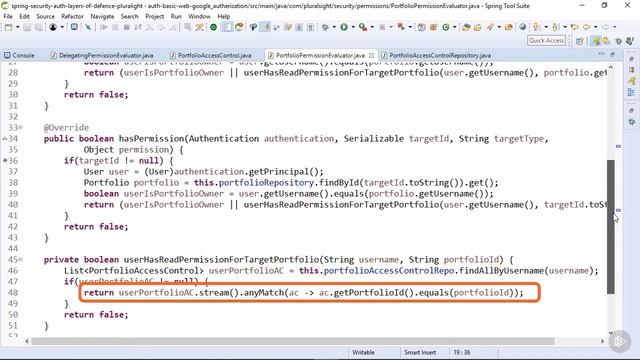 54 Creating a Custom PermissionEvaluator to Secure Your Domain Objects смотреть онлайн