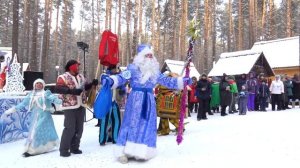 Настоящий Дед Мороз и Снегурочка Новогодний праздник для детей