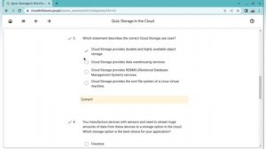 Google Cloud Fundamentals: Core Infrastructure || All quizzes answers