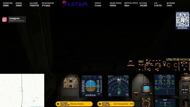 [X-PLANE 12.09rc5 Live] Airbus A321-211 | Val de Cans Intl SBBE✈️SBBR Juscelino Kubistschek Intl смотреть онлайн