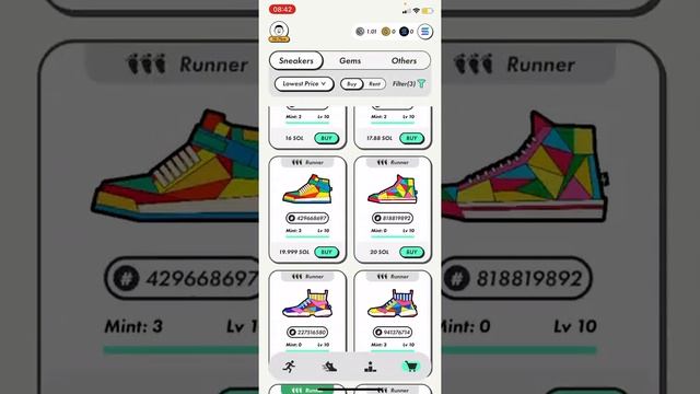 Stepn - качать ли кроссовки выше 9 lvl ? GST смотреть онлайн