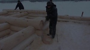 Обычная рубка сруба