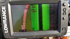 Работа эхолота Lowrance Elite 7 Ti