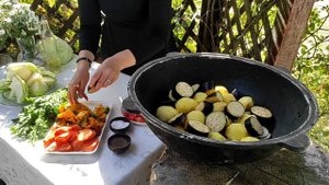 ДЫМЛЯМА  по-Узбекски в Казане на Костре. Настоящая ДЫМЛЯМА