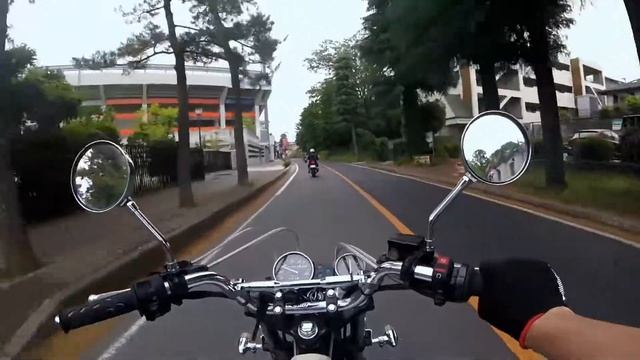 HONDA CB400 SUPER FOUR, YAMAHA SR400, HONDA FTR223 смотреть онлайн