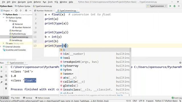Python Type Conversion | #7 Python Tamil Tutorial for Beginners