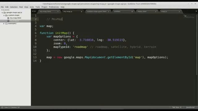 Aula 4 - Google Maps JavaScript API - Tipos de mapa customizados (Custom Map Types) - Parte 1/3