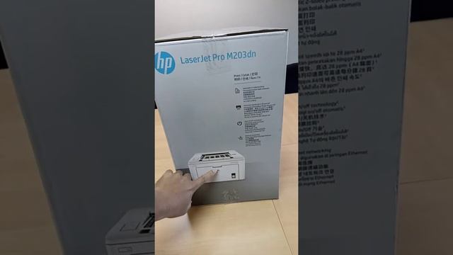 Printer Hp LaserJet Pro M203dn Jaman Kardus Besar