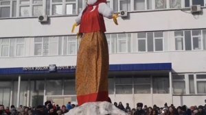 Сжигания чучела на масленицу г.Узловая