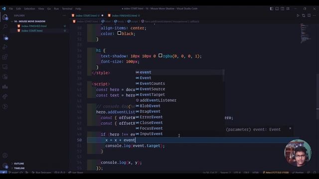 Play With Text Shadow with JavaScript | Day 16 of #javascript30 | Dev and Talks