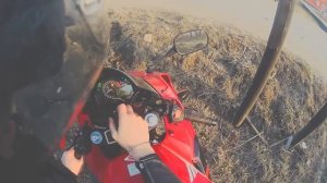 crash motorcycle / Падение на мотоцикле