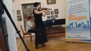 Нарыкова Ксения Анатольевна выступление на фестивале "Овация" г. Сочи 2019 год.