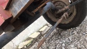 Самодельный трактор из воздушного мотоблока.