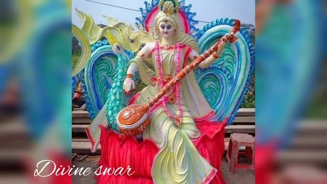 #DivineSwar powerful saraswati gayatri mantra108 times l saraswati Mantra for knowledge and success смотреть онлайн