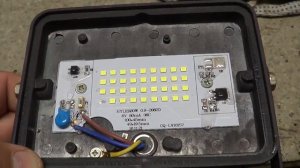 Ремонт неразборного светодиодного LED прожектора