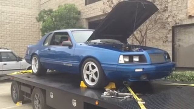 1986 Ford Thunderbird B234F head swap on dyno смотреть онлайн