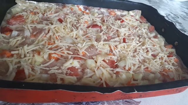 Запеканка из мяса индейки с овощами. Суперпросто и полезно