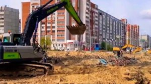 Строительство 2-го этапа бульвара Ураева в Йошкар-Оле
