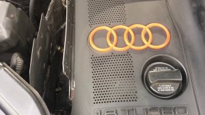 Работа двигателя ауди AUDI 1.8 AMB после ремонта ГБЦ