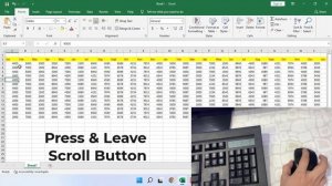 Shortcut Key to Move Left Right (Sideways) in MS Excel Sheet