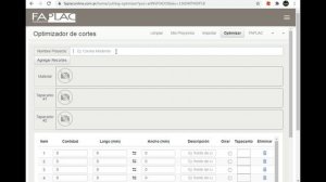 OPTIMIZADOR DE CORTES PARA TUS PROYECTOS EN CARPINTERIA // ONLINE Y GRATIS