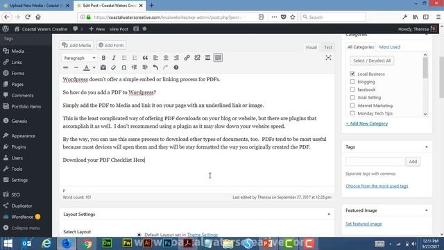 Add your PDF to Wordpress смотреть онлайн