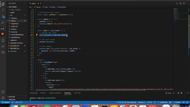 React Authentication: How to Store JWT in a Cookie | React JS Tutorial