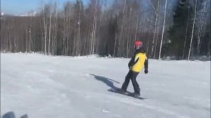 Губаха трассы Гигант и Турист на полном ходу март 2021