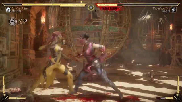 Mortal Kombat 11 - Mileena vs. Skarlet