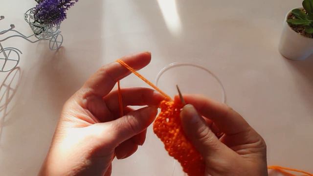 Вяжем  красивую Круглую Кокетку  поворотными рядами. МК для начинающих.