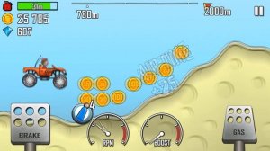 Купил новую машинку ЧУДОВИЩЕ (Монстр Трак) Hill Climb Racing гонках - прохождение игры как мультик