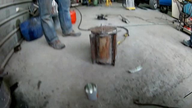 Экспериментальный горн для плавки цветных металлов. смотреть онлайн