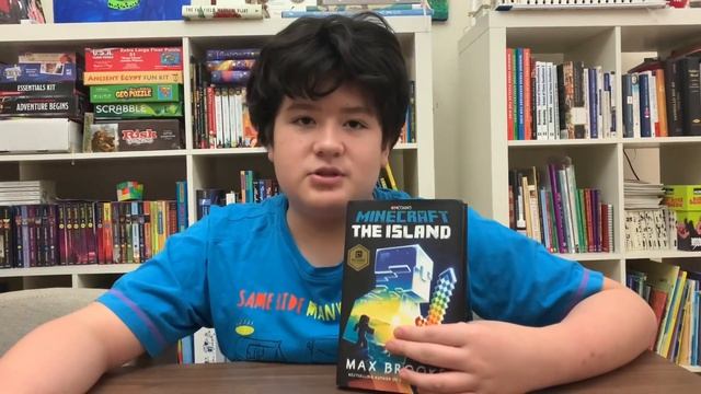 Kids Book Review: Minecraft The Island by Max Brooks