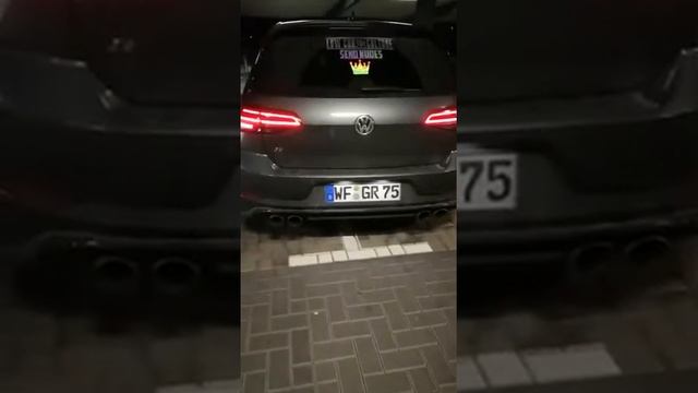 VW Golf 7 R Akrapovic Sound