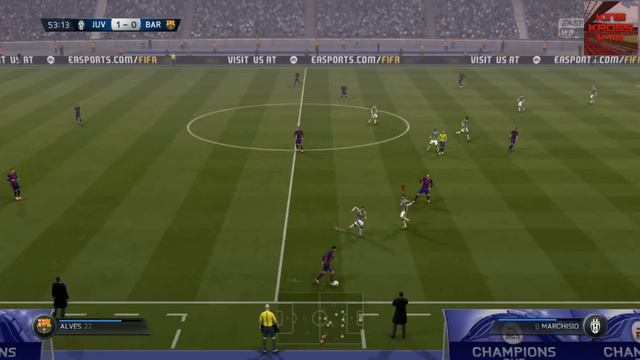 UEFA CHAMPIONS LEAGUE FINAL 2015 JUVENTUS VS BARCELONA FIFA 15 GAMEPLAY смотреть онлайн