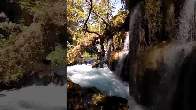 Анталия, водопад верхний Дуден в апреле