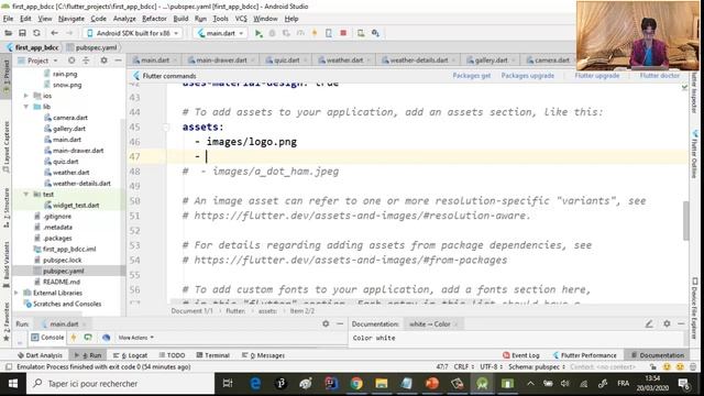 Part 7 - FLUTTER Framework for Cross platform Mobile Development Weather Page Application Part 2