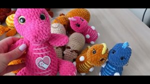 24 игрушки за неделю. новые МК на Динозаврика и Капибару. Марафон Динозаврик Женька с 10,05.